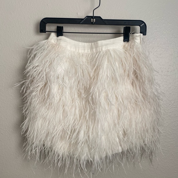 Aje Wattle Feather Skirt sz AU 6 - Picture 4 of 6